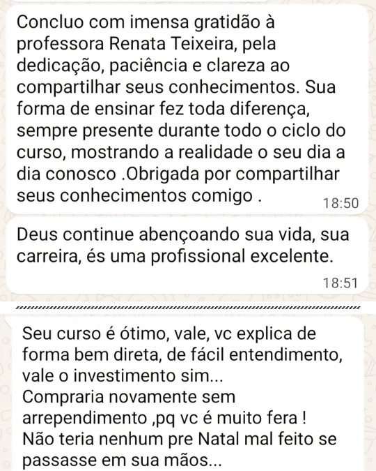 Depoimento de aluno 3